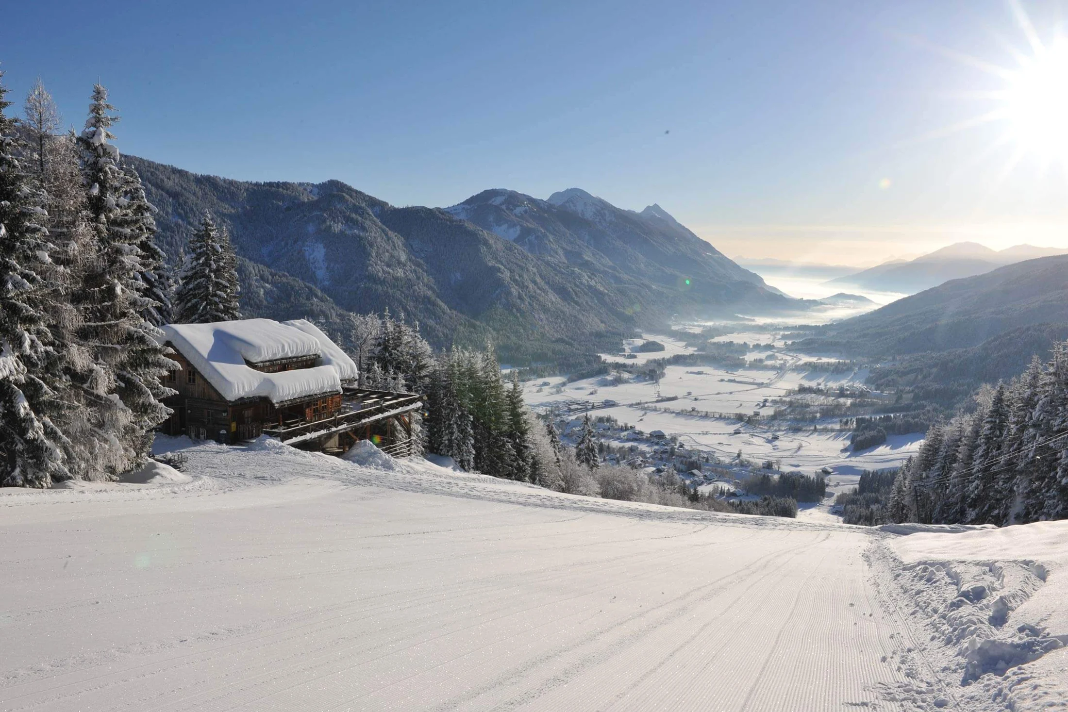 Winter in het Gitschtal
