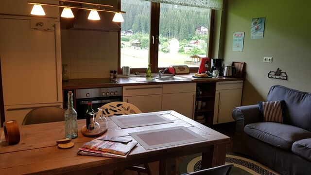 Ferienwohnung Nassfeld, keuken
